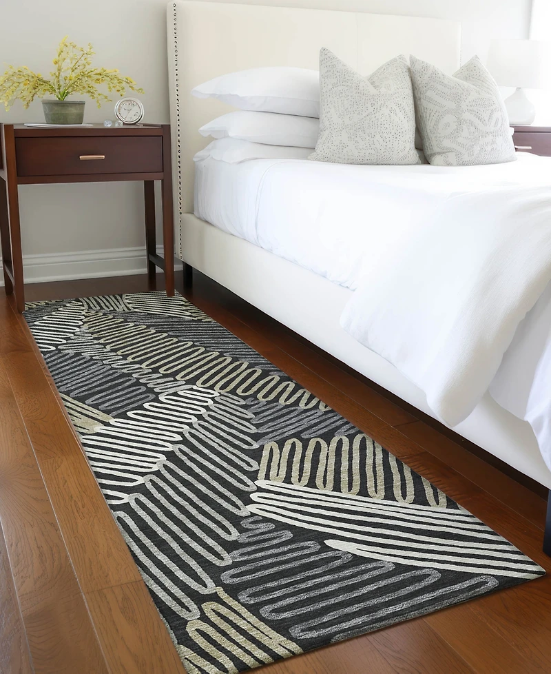 Addison Chantille Machine Washable ACN904 2'3"x7'6" Runner Area Rug