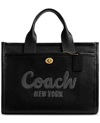 Coach Cargo Medium Bubble Leather Tote Bag