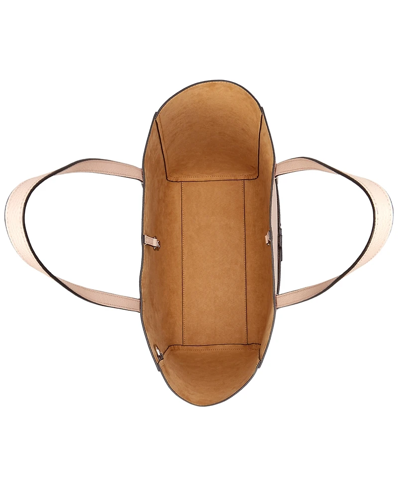 Lauren Ralph Lauren Pebbled Leather Extra-Large Cameryn Tote Bag