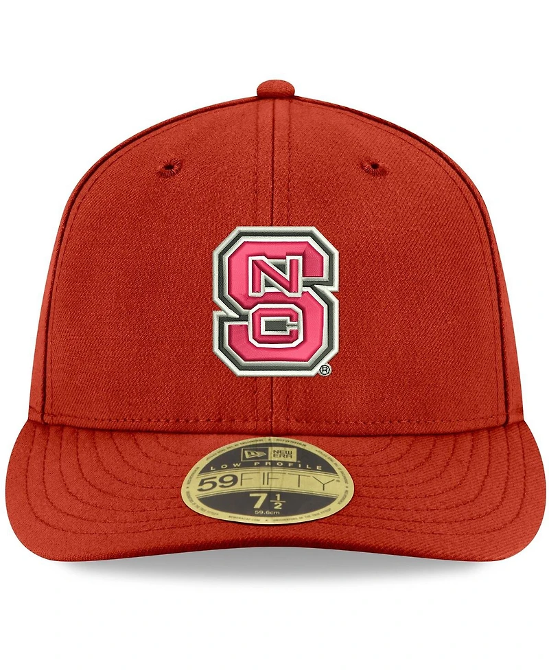 Men's New Era Red Nc State Wolfpack Basic Low Profile 59Fifty Fitted Hat