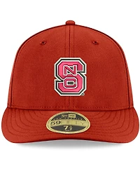 Men's New Era Red Nc State Wolfpack Basic Low Profile 59Fifty Fitted Hat