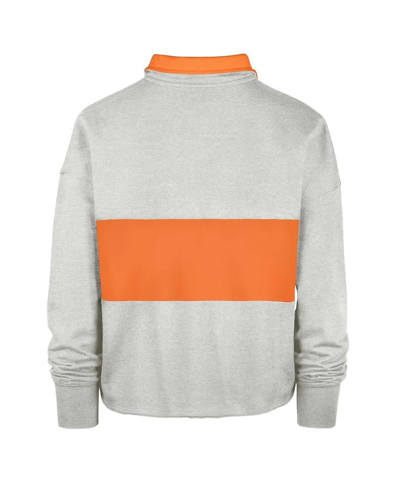 '47 Brand Women's Heather Gray Phoenix Suns Breakthrough Remi Quarter-Zip Jacket