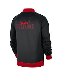 Nike Men's Black Miami Heat 2024/25 City Edition Authentic Showtime Performance Full-Zip Jacket