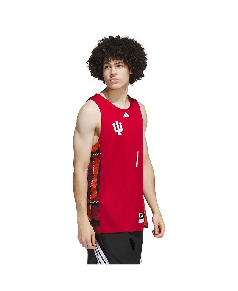 Adidas Men's 1 Crimson/Black Indiana Hoosiers Black History Month Basketball Jersey