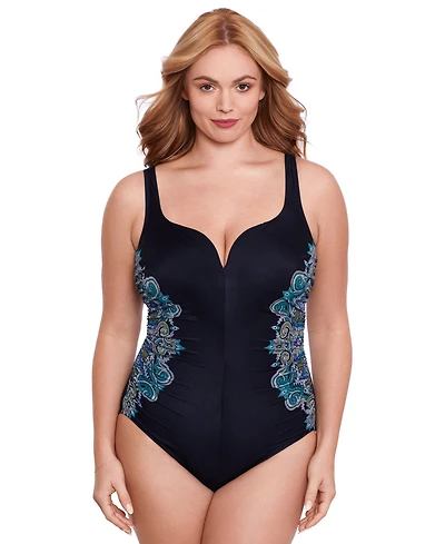 Miraclesuit Plus Precioso Temptress Tummy Control One Piece Swimsuit