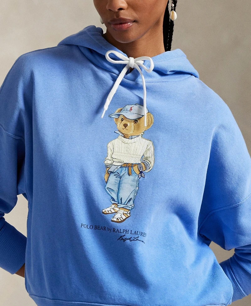 Polo Ralph Lauren Women's Bear Fleece Hoodie Sweatshirt
