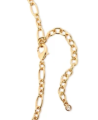 On 34th Gold-Tone Locket & Chain Fringe Pendant Necklace, 36" + 3" extender, Exclusively at Macy's