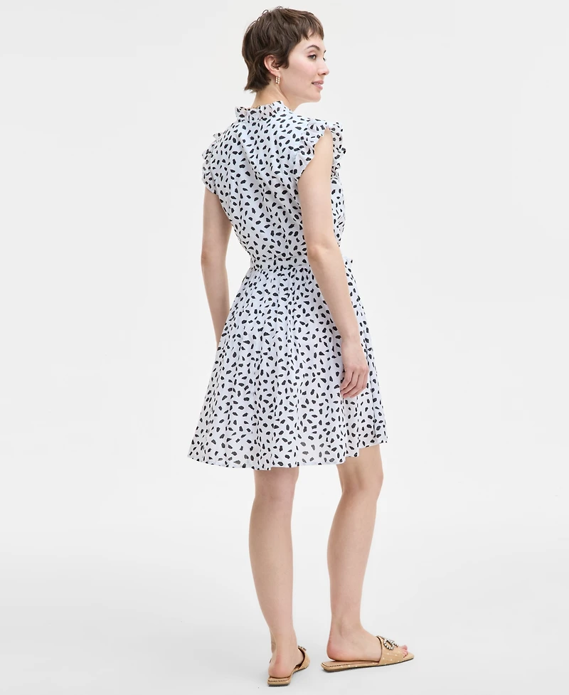 On 34th Women's V-neck Flutter-Sleeve Mini Dress, Exclusively at Macy's