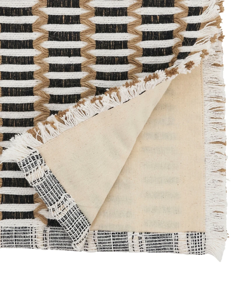 Saro Lifestyle Textured Weave Table Runner, 14" x 72"