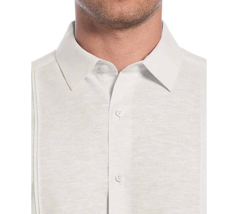 Cubavera Men's Classic-Fit Linen Blend Short Sleeve Button-Front Shirt