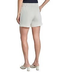 Jones New York Women's Linen-Blend Pull-On Belted Shorts