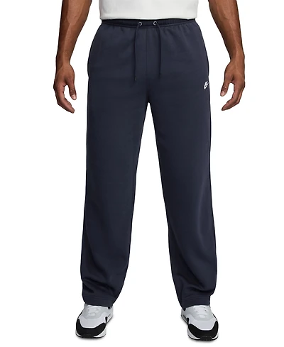 Nike Men's Club Brushed Fleece Open Hem Pants