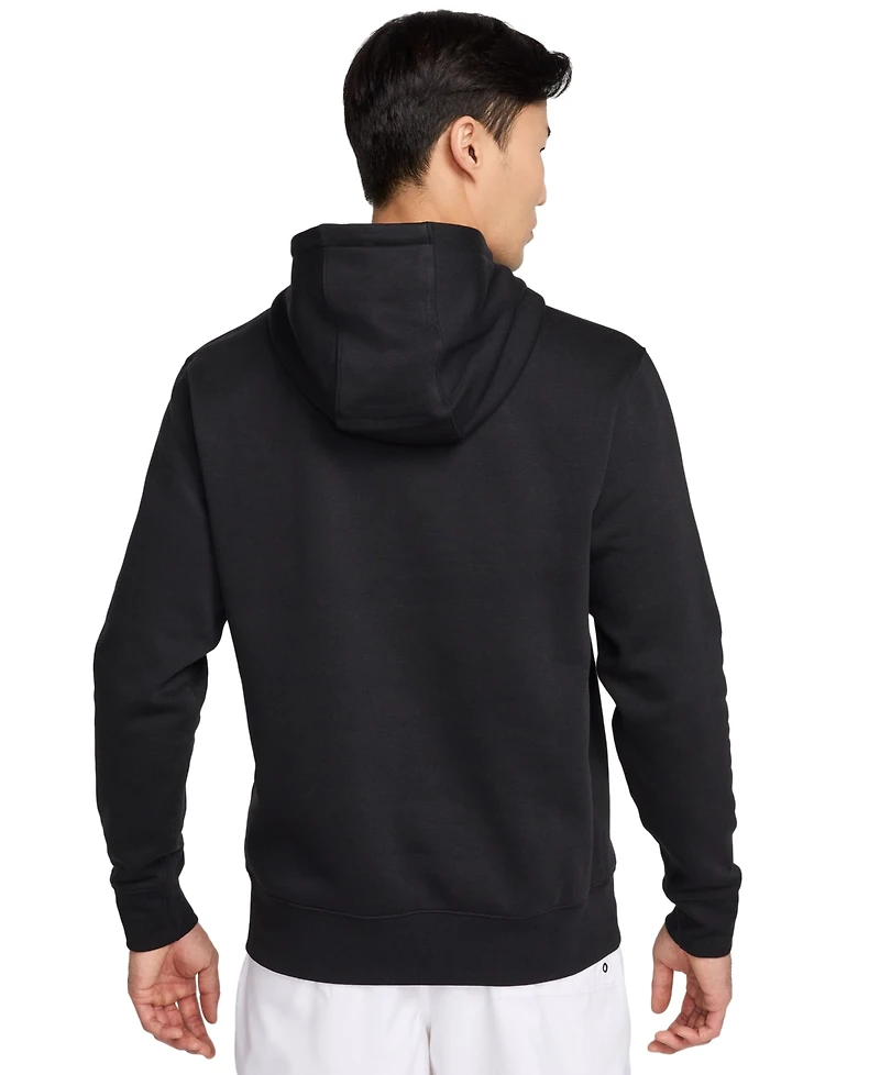 Nike Club Men's Pullover Fleece Logo Hoodie