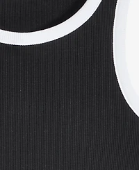 On 34th Women's Contrast Tipped Micro Rib Tank Top, Exclusively at Macy's
