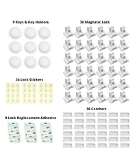 Baby Proof Me | Magnetic Safety Lock Kit (36 Locks + 9 Keys)