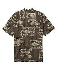 Quiksilver Waterman Men's Block Fish Woven Shirt