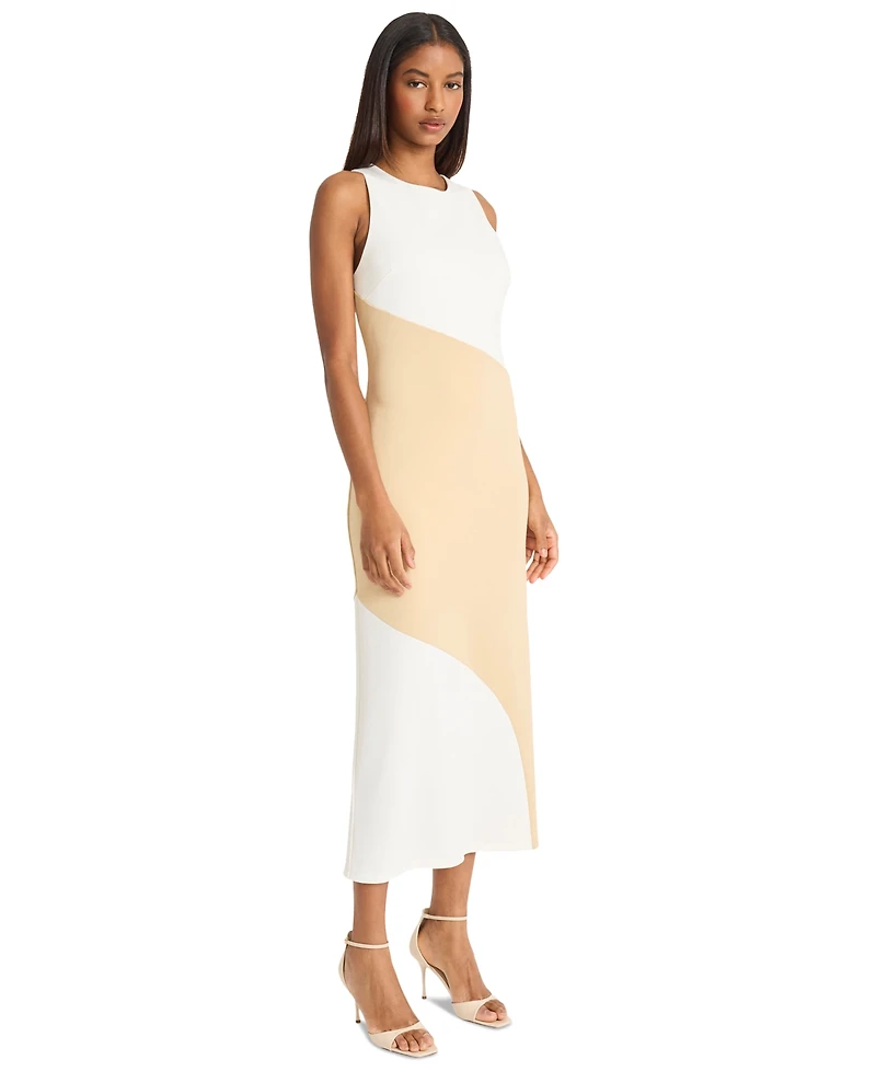 Donna Morgan Women's Colorblocked A-Line Dress