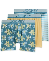Jockey Men's 3pk. True Style Logo Boxer Briefs