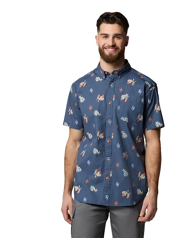 Columbia Men's Rapid Rivers Printed Short Sleeve Shirt