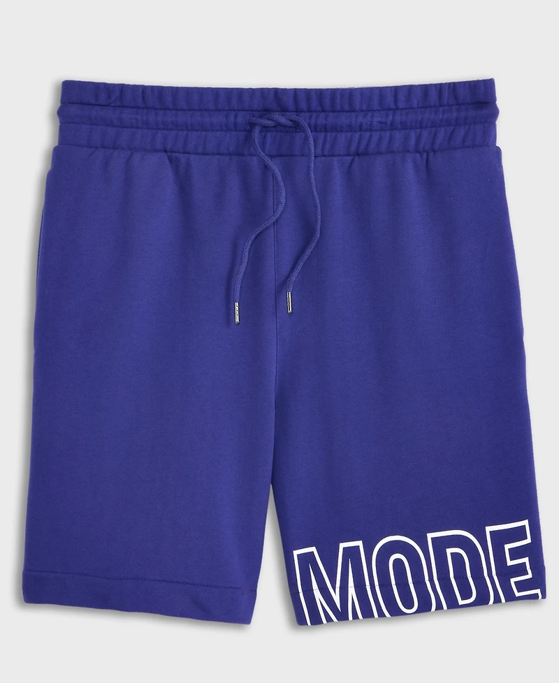 Mode of One Men's Regular-Fit Logo-Print 7" French Terry Shorts, Macy's Exclusive