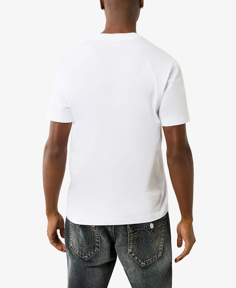 True Religion Men's Short Sleeve Court T-Shirt