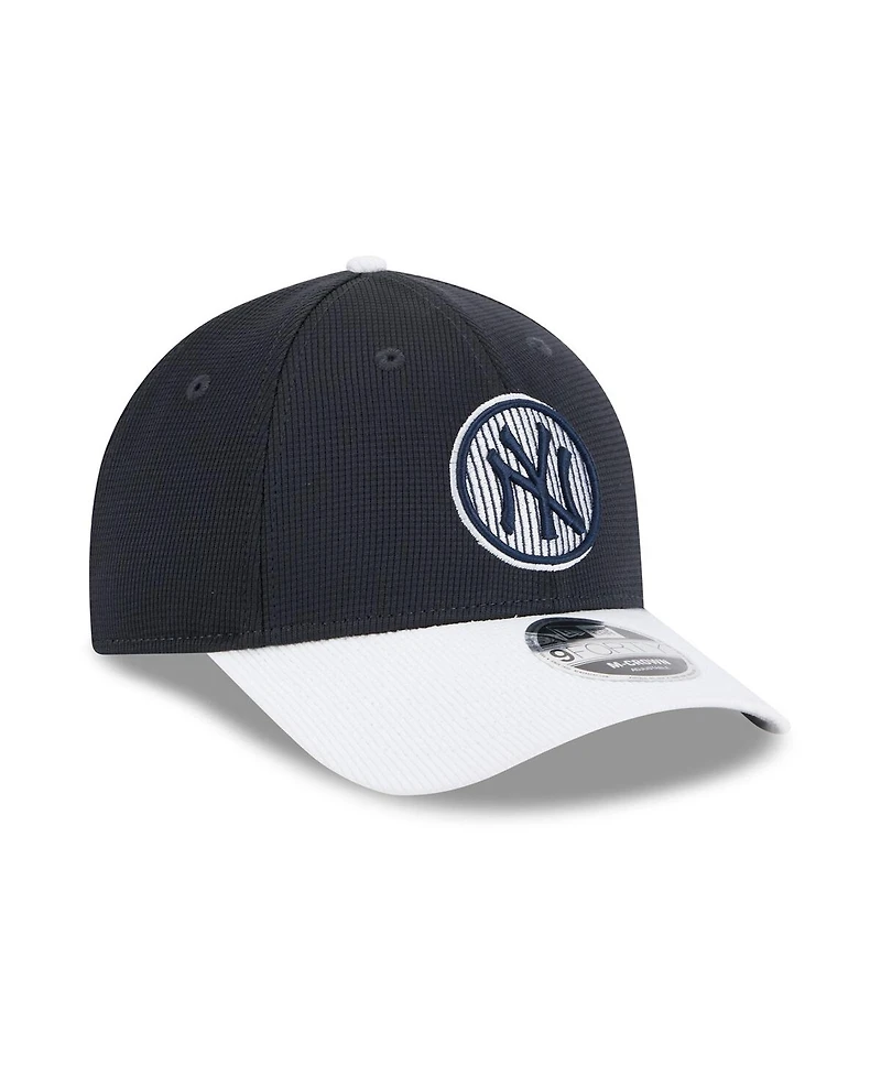 New Era Men's Navy/White New York Yankees 2025 Batting Practice 9FORTY M-Crown Adjustable Hat