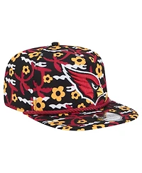 New Era Men's Black Arizona Cardinals Wakey Wakey Golfer Snapback Hat