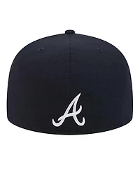 New Era Men's Navy Atlanta Braves Ransom 59FIFTY Fitted Hat