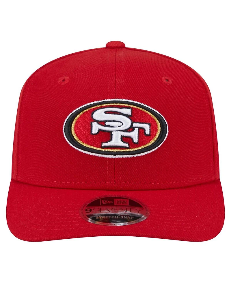 New Era Men's Scarlet San Francisco 49ers 9SEVENTY Stretch-Snap Hat