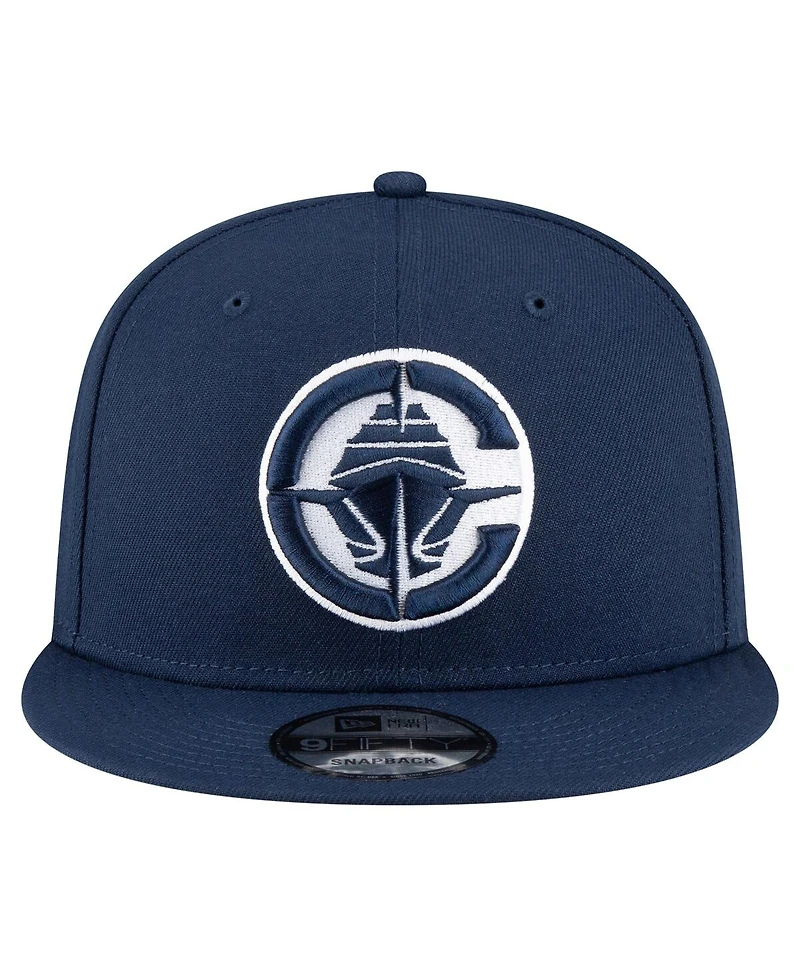 New Era Men's Navy La Clippers 9FIFTY Snapback Hat