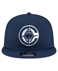 New Era Men's Navy La Clippers 9FIFTY Snapback Hat