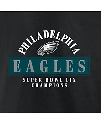 Fanatics Men's Black Philadelphia Eagles Super Bowl Lix Champions Big Tall Pullover Hoodie