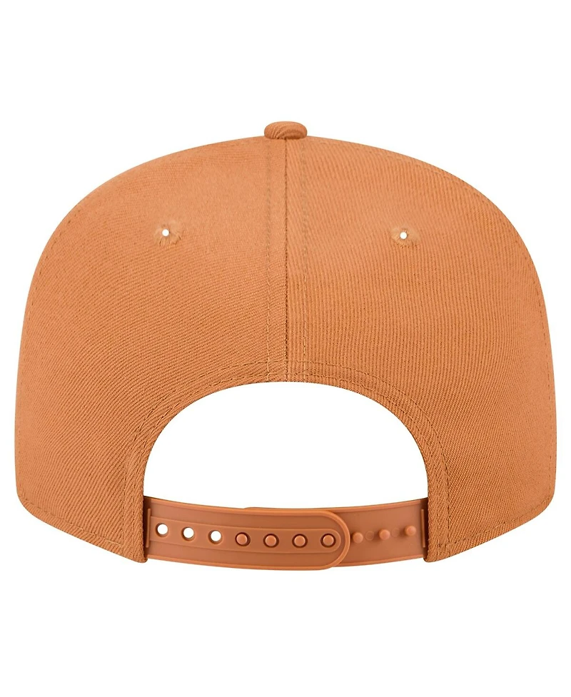 New Era Men's Tan Milwaukee Bucks Color Pack 9FIFTY Snapback Hat
