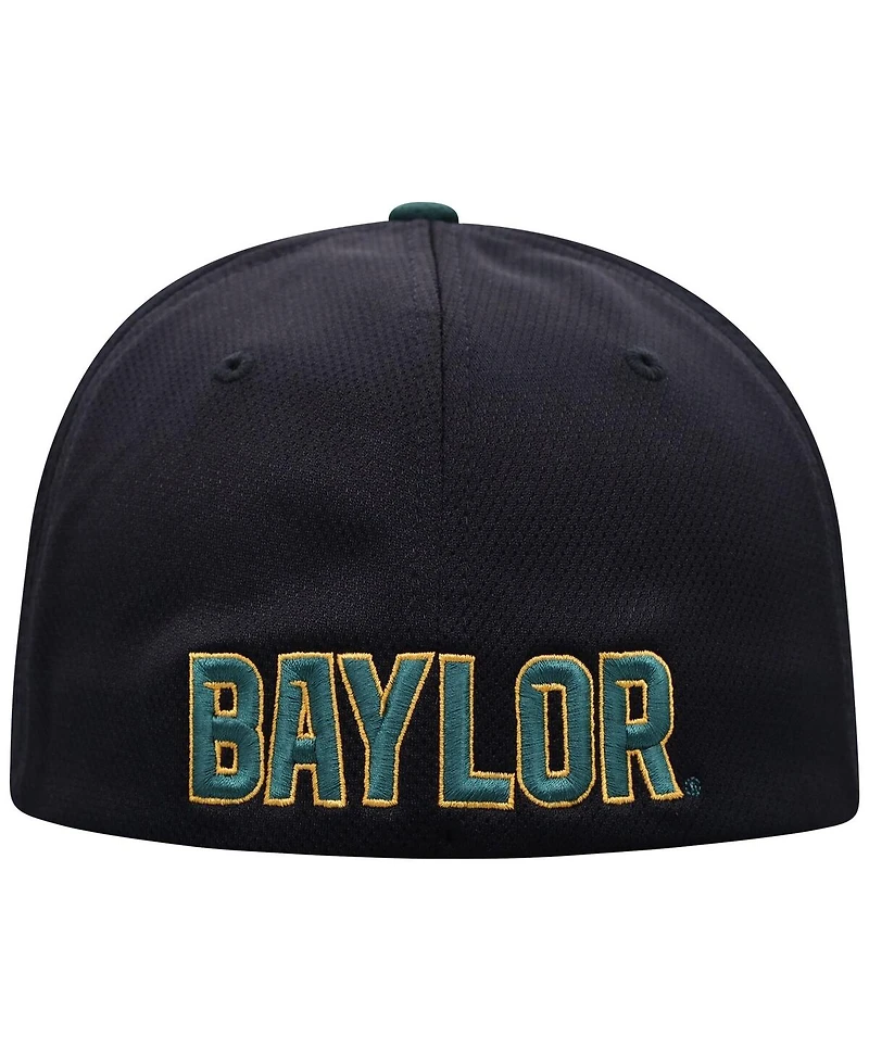 Top of the World Men's Black Baylor Bears Reflex Fitted Hat