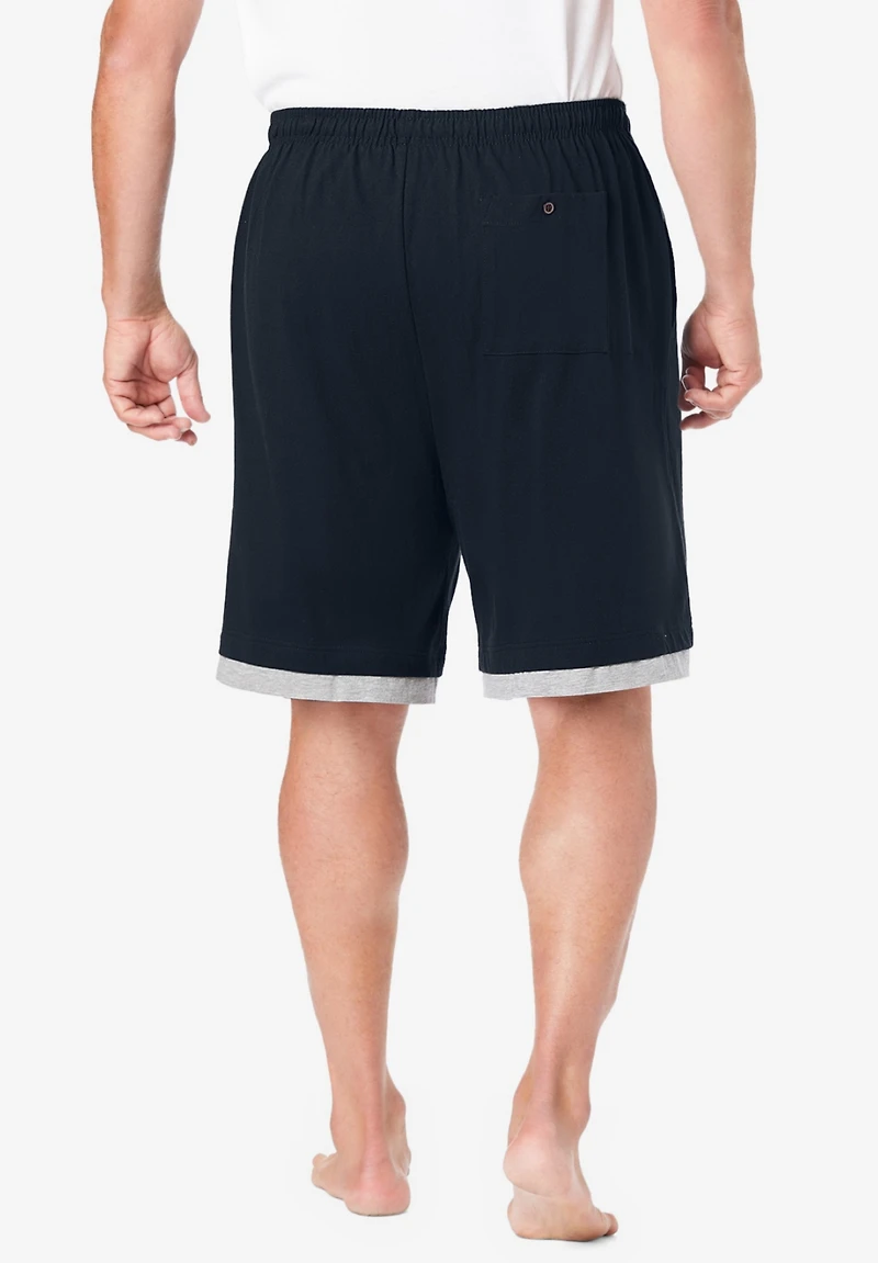 KingSize Big & Tall Hang-Down Lightweight Jersey Shorts