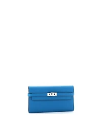 Pre-Owned Hermes Long Kelly Wallet Epsom