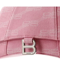 Pre-Owned Balenciaga Hourglass Top Handle Bag Bb Monogram Denim