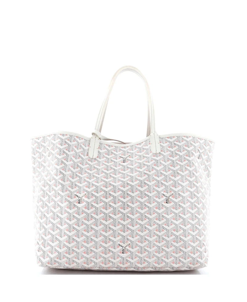 Pre-Owned Goyard Pm Saint Louis Tote Claire Voie Coated Canvas