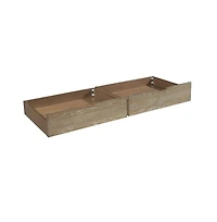 Westwood Design Leland Traditional Wood Storage Drawers in Sandwash (Set of 2)