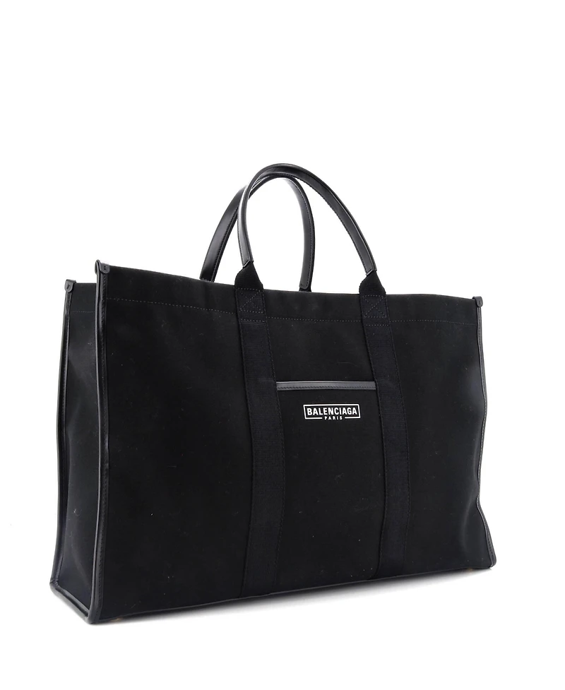 Pre-Owned Balenciaga Large Hardware Tote Canvas