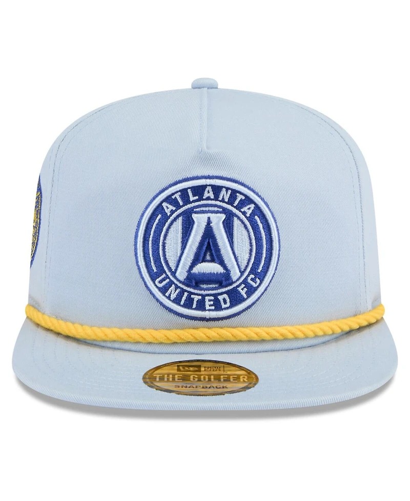 New Era Men's Light Blue Atlanta United Fc 2024 Jersey Hook Golfer Adjustable Hat