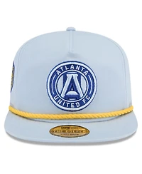 New Era Men's Light Blue Atlanta United Fc 2024 Jersey Hook Golfer Adjustable Hat