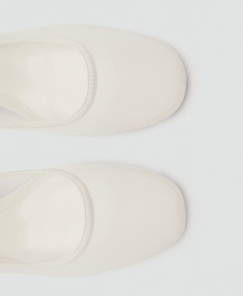 Mango Women's Buckle Strap Mesh Shoes