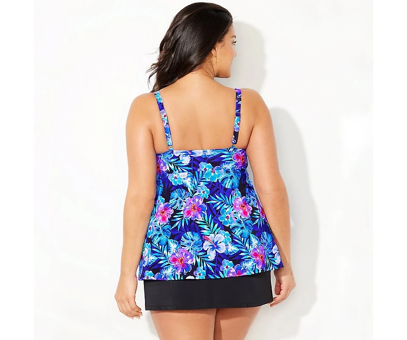Swimsuits for All Women's Bra Sweetheart Underwire Tankini Top