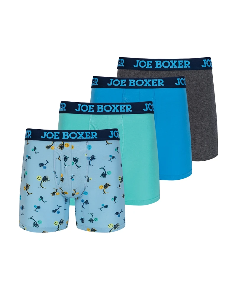 Joe Boxer Men's 4-Pack Stretch Brief