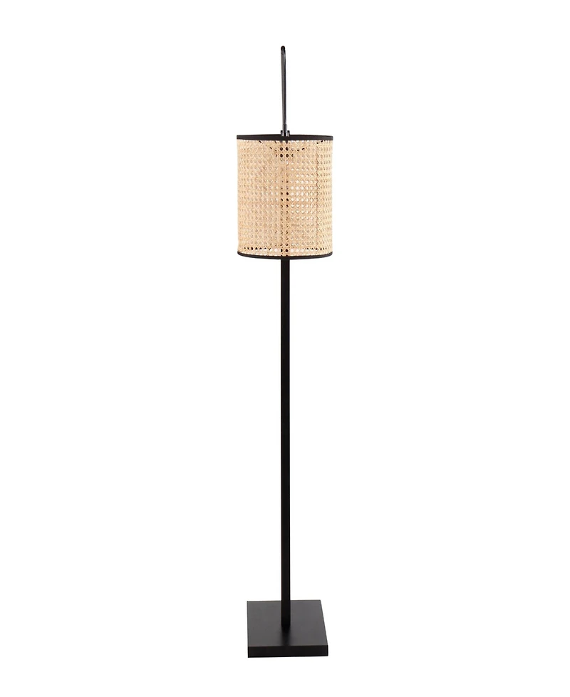 LumiSource Arturo 60" Wood and Metal Floor Lamp
