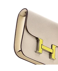 Pre-Owned Hermes Constance Slim Wallet Epsom