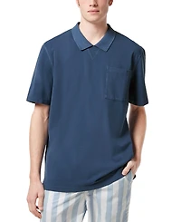 Scotch & Soda Men's Relaxed-Fit Short Sleeve Garment-Dyed Polo Shirt