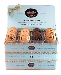 Mary Macleod's Variety Signature Cookie Tin Shortbread Cookies Gift, 72 Cookies Total