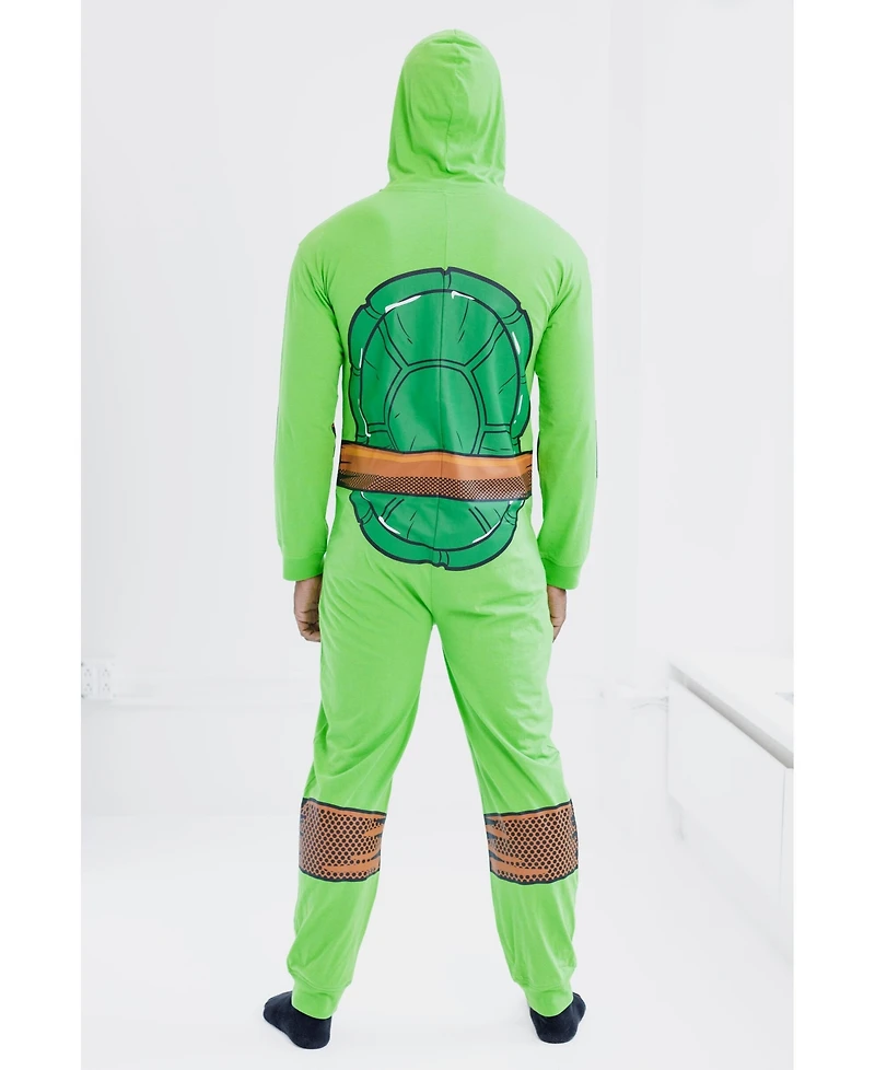 Teenage Mutant Ninja Turtles Zip Up Cosplay Costume Coverall Masks